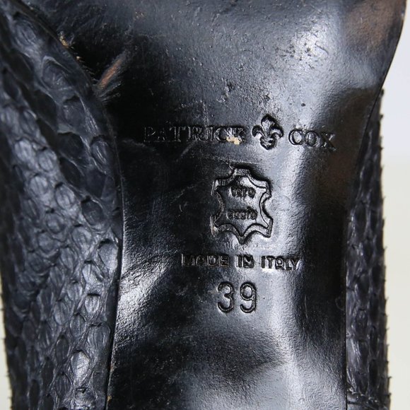 Patrick Cox Python Leather Bootie - Picture 4 of 4